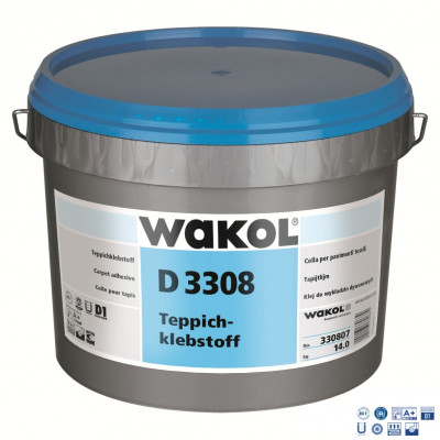 Клей Wakol D 3308 для килимових покриттів 14 кг